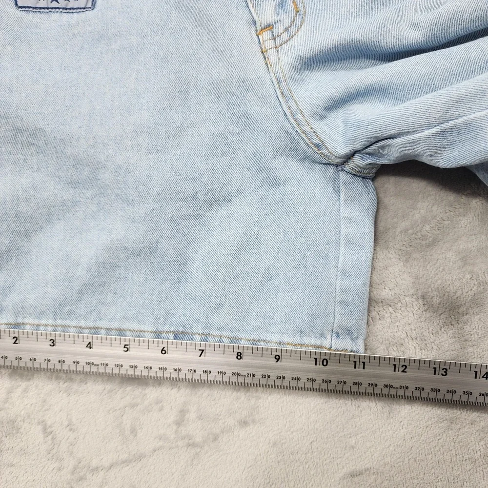 Vintage YOYO JEANS Shorts Womens 1 Juniors Blue Denim High Rise Mom Baggy Casual
